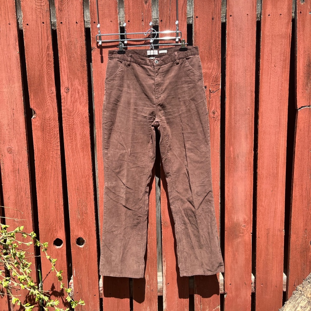Brown corduroy pants